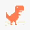 Colourful Dino T-Rex Runner by youssef kourchi