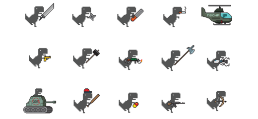 T-Rex Chrome Offline Game - Night Version